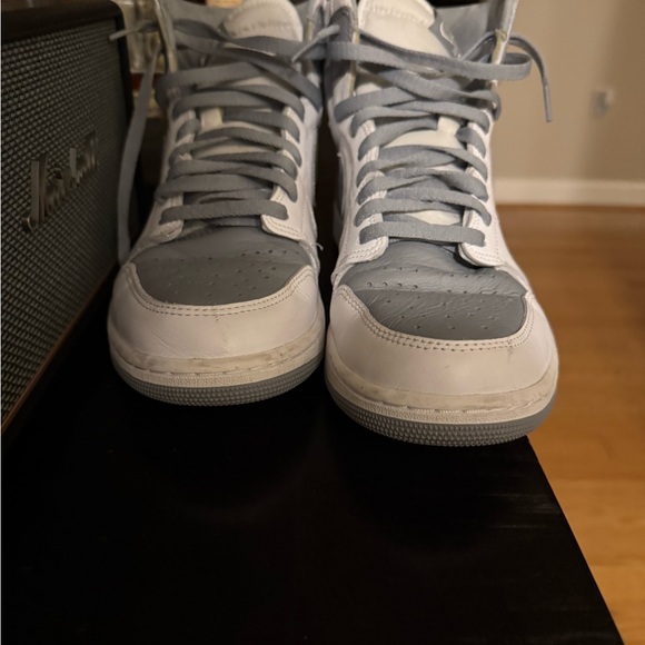 Nike Air Jordan 1 Stealth White and Gray Men's Size 12 - Picture 2 of 4